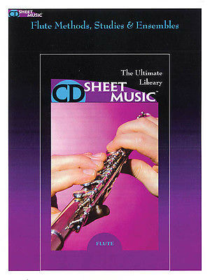 Flute Methods, Studies and Ensembles - CD Sheet Music Series - CD-ROM