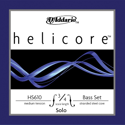D Addario Helicore Solo 3/4 Bass String Set