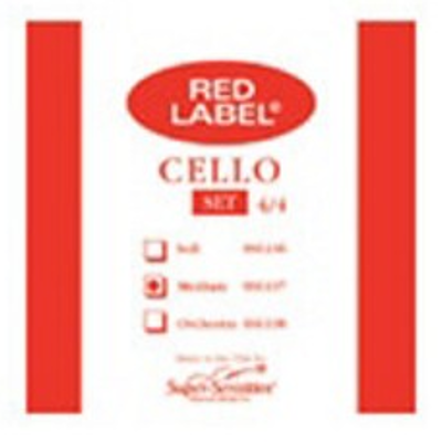 Super Sensitive Red Label Cello String Set ( 3 / 4 )