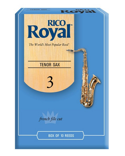 Rico Royal Tenor Saxophone Reeds (Various Strengths)(Box of 10)