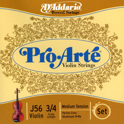 D Addario Pro Arte 3/4 Violin String Set