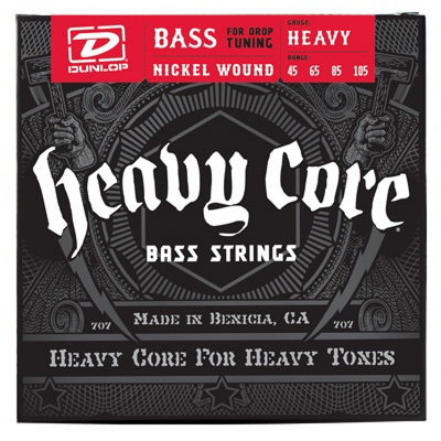 Dunlop Heavy Core Bass NPS, Heavy, 45-105