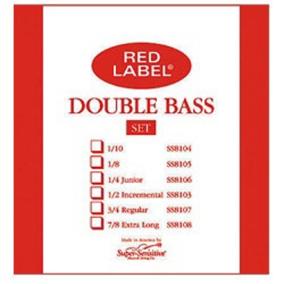 Super Sensitive Single Red Label DoubleBass String ( E )