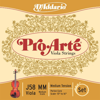 D Addario Pro Arte Viola String Set (15"-16")