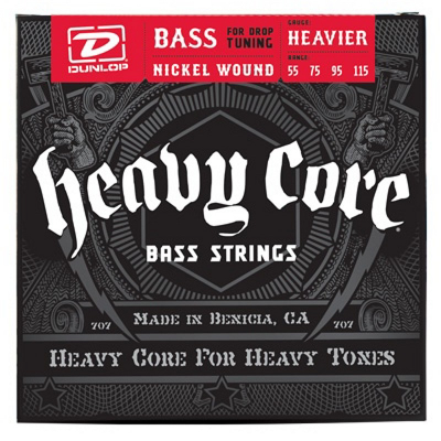 Dunlop Heavy Core Bass NPS, Heavier, 55-115