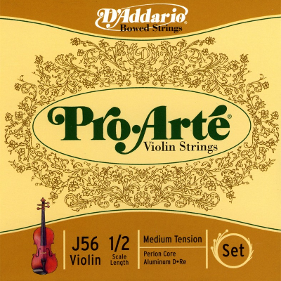 D Addario Pro Arte 1/2 Violin String Set