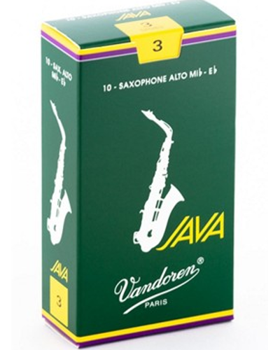 Vandoren Java Green Alto Saxophone Reeds (Assorted Strengths)