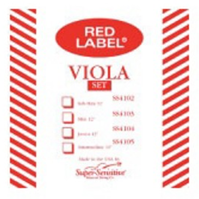 Super Sensitive Red Lable Single Viola Strings ( Full , D )