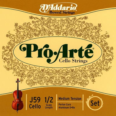 D Addario Pro Arte 1/2 Size Cello String Set