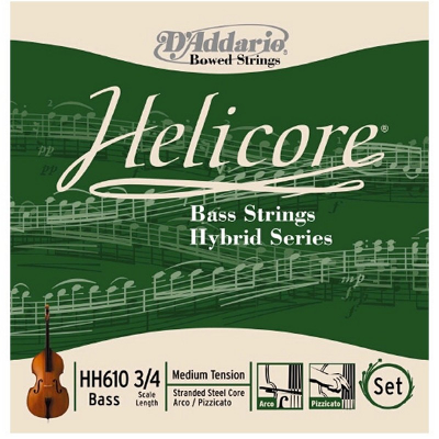 D Addario Helicore Hybrid Double Bass Strings
