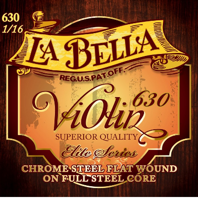 La Bella 630 Metal Violin String Set (1/16 Size)