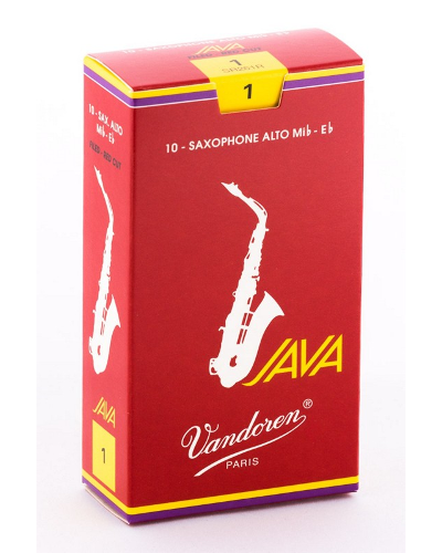 Vandoren Java Red Alto Saxophone Reeds (Assorted Strengths)