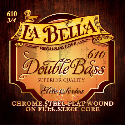 La Bella 610 Elite Series Double Bass Strings, (Size)