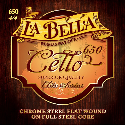 La Bella 650 Full Core Metal Cello String Set (4/4 Size)
