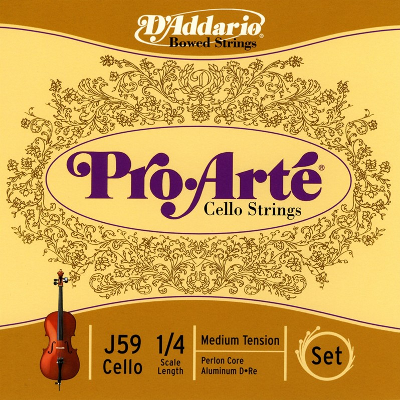 D Addario Pro Arte 1/4 Size Cello String Set
