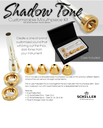 Schiller Shadow Tone Trumpet Mouthpiece Kit