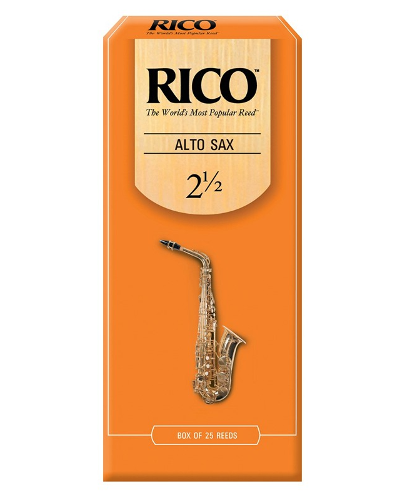Rico Alto Saxophone Reeds (Assorted Strengths) (Box of 25)