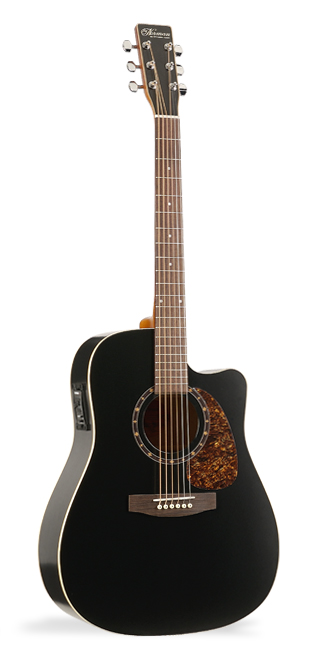 Norman B18 Black Presys Acoustic Electric Guitar