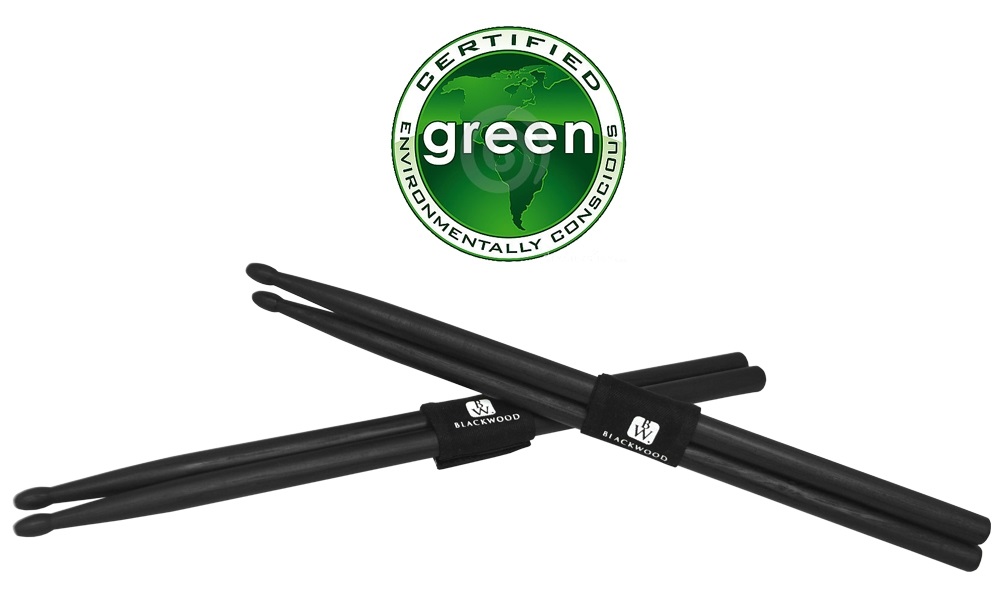 Trixon Blackwood Drumsticks 5A Size - Black