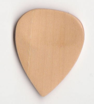 Thicket Wooden Guitar Pick w/ Thumb Groove - Boxwood - Pack of 3