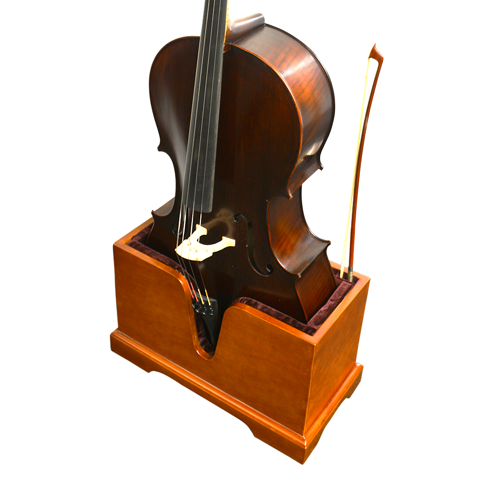 Vienna Strings Cello Stand With Bow Holder