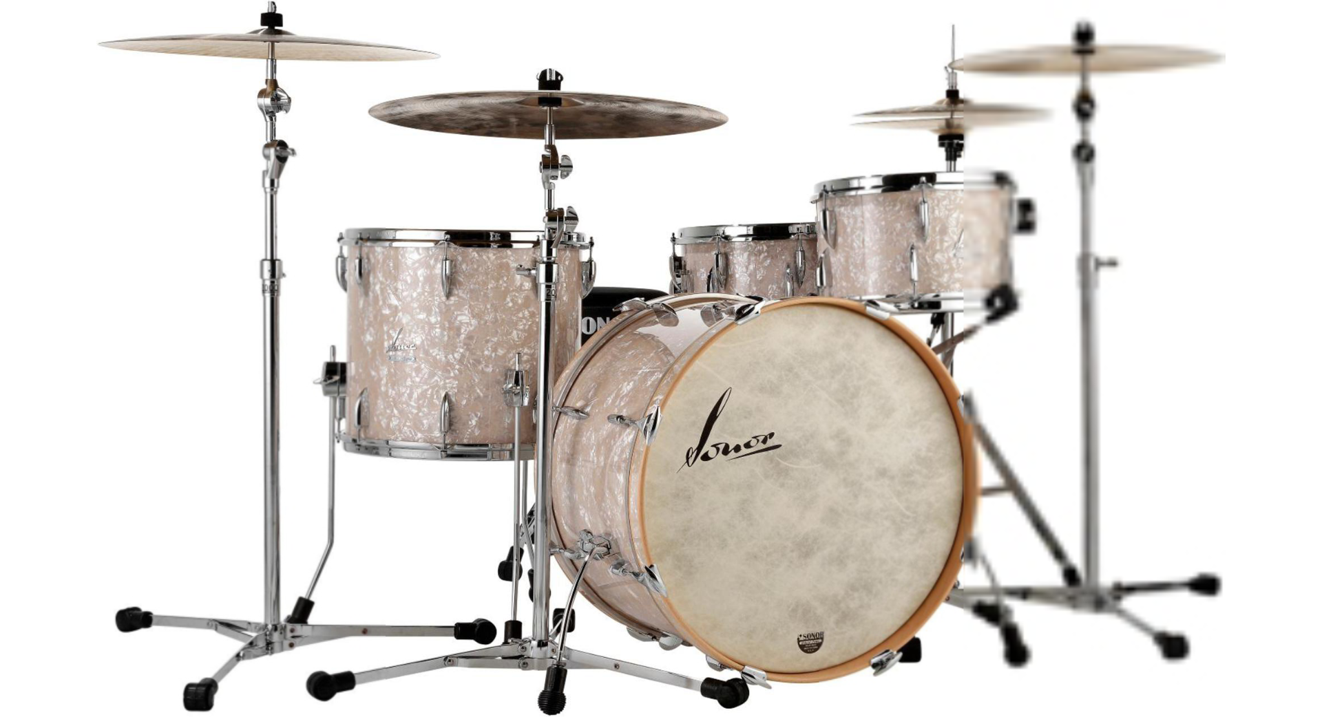 Sonor Vintage Series 3-Piece Shell Pack - Vintage Pearl