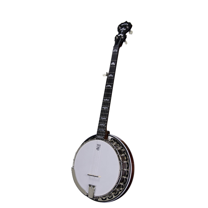Deering Eagle II™ 5-String Banjo Left Handed w/ Spikes and Radiused Fingerboard