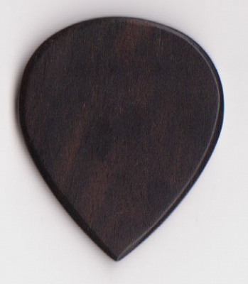 Thicket Wooden Guitar Pick - Ebony Wood - Pack of Three - Heavy