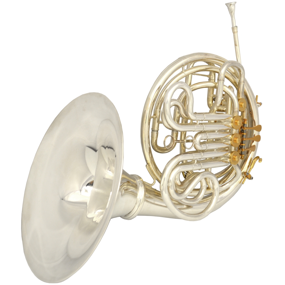 Schiller French Horn - Silver & Gold w/ Removable Bell