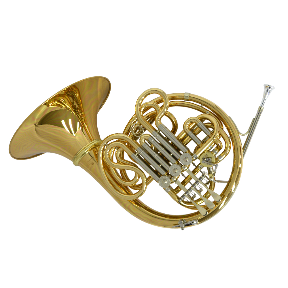 Schiller American Elite VI (A) French Horn w/ Detachable Bell - Yellow Brass and Nickel