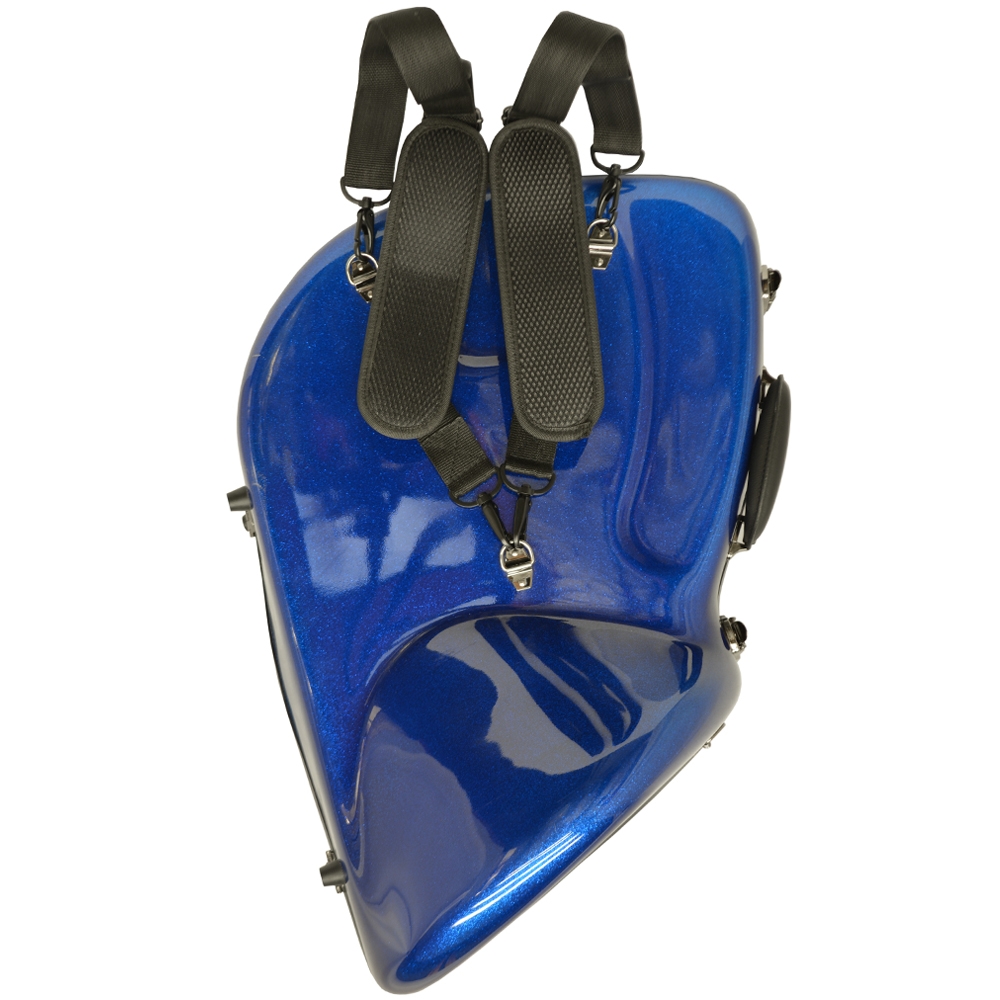 Schiller Professional French Horn Case - Eldorado Blue Sparkle
