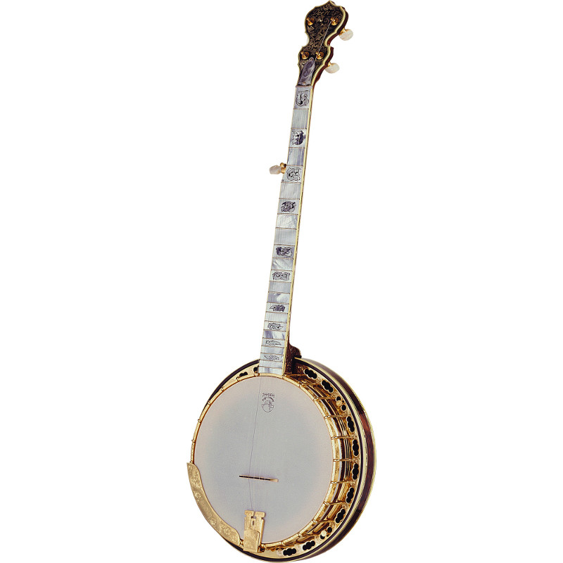 Deering Gabriella™ 5-String Banjo in Curly Maple w/ Spikes