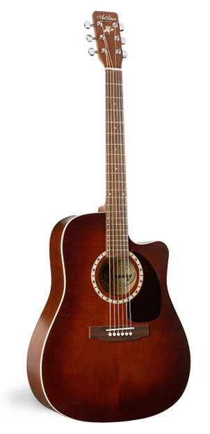 Art & Lutherie CW Cedar Black Acoustic Guitar