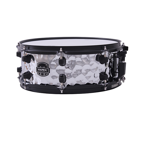 Mapex MPX Steel Hammered Snare Drum - MPST4558HB - Chrome Finish