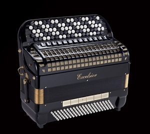 Excelsior 921R 120 Bass Chromatic Accordion