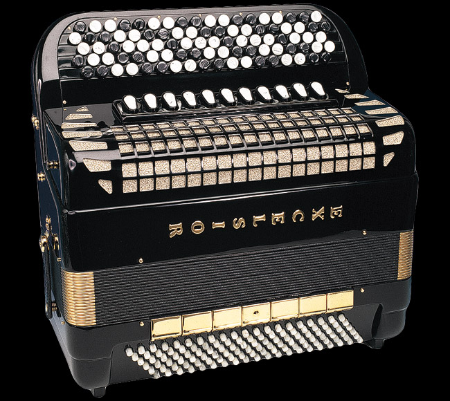 Excelsior Romance Gold 120 Bass Chromatic Accordion