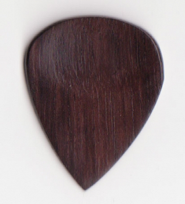 Thicket Wooden Guitar Pick with Thumb Groove - Rosewood - Pack of 3
