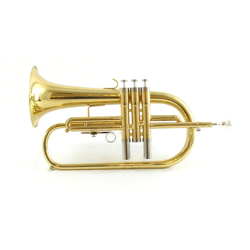 Schiller CenterTone Flugelhorn - Gold Brass