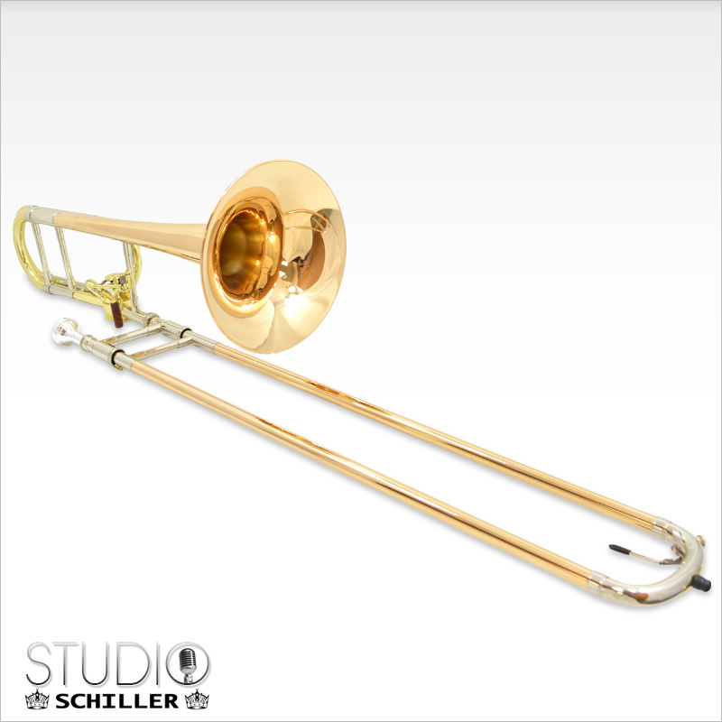 Schiller Studio Hagmann Trombone with Gold Brass Bell