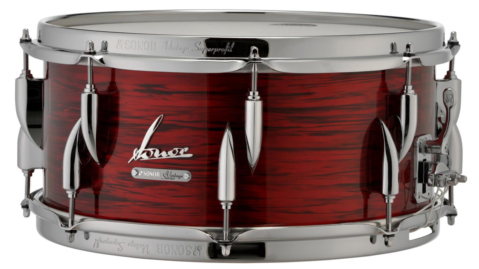 Sonor Vintage Series Snare Drum 14 x 6.5 in. Vintage Red Oyster