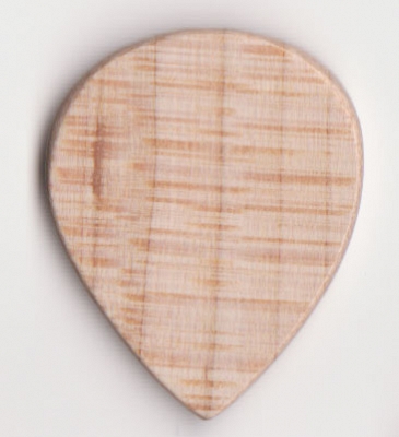 Thicket Wooden Guitar Pick - White Beech Wood - Pack of 3 - Heavy