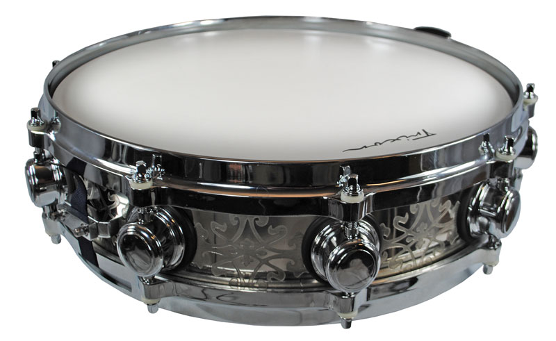 Trixon Solist Elite Stainless Steel Piccolo Snare Drum Hand Hammered