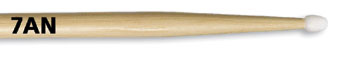 Vic Firth 7A Nylon Tip Hickory Drumstick