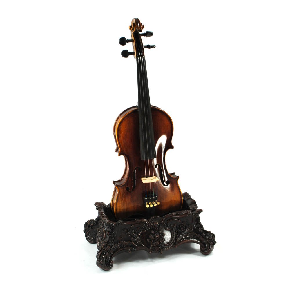 Vienna Strings World Artisan - Chinese Qing Dynasty Table Stand for Violin - Aged Bronze