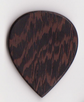 Thicket Wooden Guitar Pick - Wenge Wood - 3 Pack - Thin