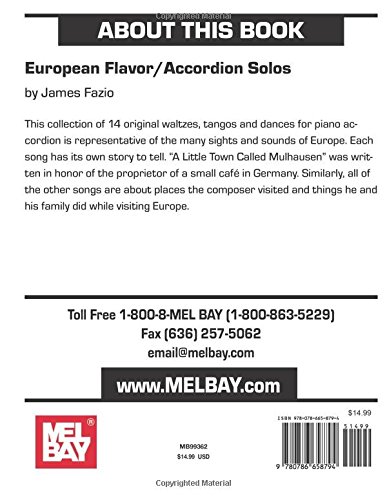 European Flavor - 14 Accordion Solos On European Melodies