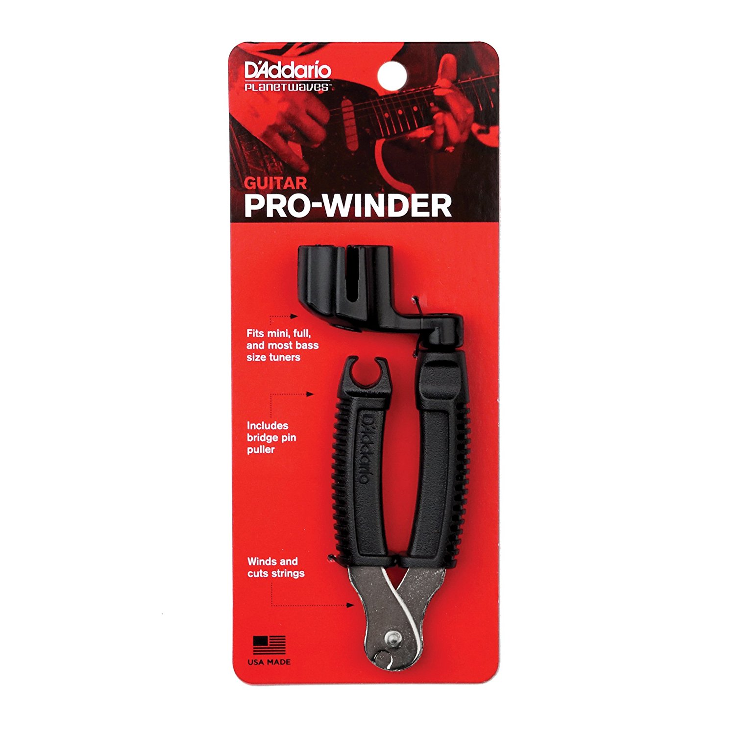 D Addario DP0002 Pro-Winder String Winder and Cutter