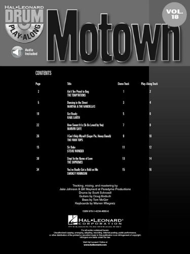 Motown - Drum Play-Along Series Volume 18