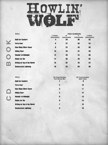 Howlin' Wolf - Blues Play-Along Volume 7 - Blues Play-Along Series