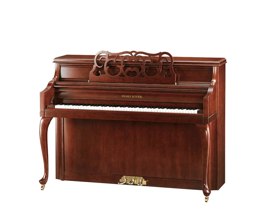 Pearl River Model UP110P8 French Provincial Console Piano